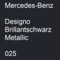 Preview: Mercedes-Benz, Designo Brillantschwarz Metallic, 025.